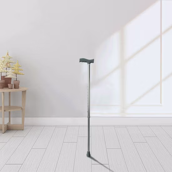 Aleación de aluminio retráctil de viaje al aire libre para bastón de bastón de muleta de ancianos discapacitados