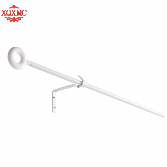 Decoración Ducha Soporte de metal Barra de cortina Pista de cortina doble Barra de Roma